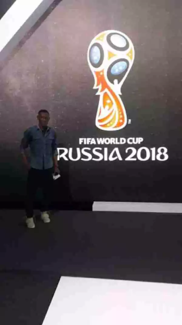 See The Man Behind The Pidgin Commentaries In Russia 2018 Matches (Photos)